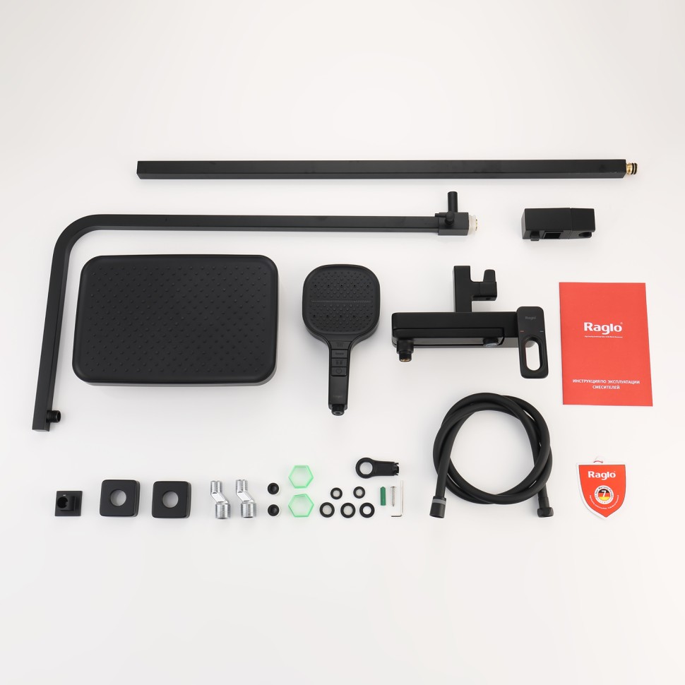 Душевая система Raglo для ванны и душа R51.24.06 Черный