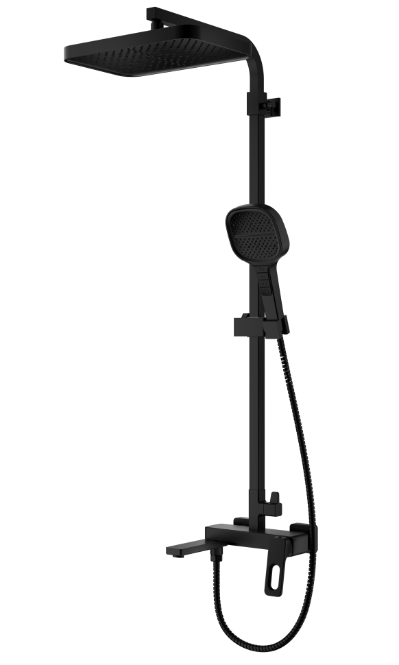 Душевая система Raglo для ванны и душа R51.24.06 Черный