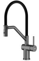 Смеситель Raglo для кухни со съемным гибким изливом, с магнитным фиксатором излива R86.41.09 Графит