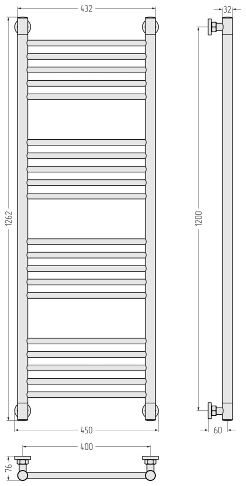 Богема+ прямая 1200х400