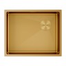 Мойка нерж. сталь NEXT-SKEW 54 UNI, PM885444-BG, брашированное золото, 540х440мм, Paulmark 1,2мм