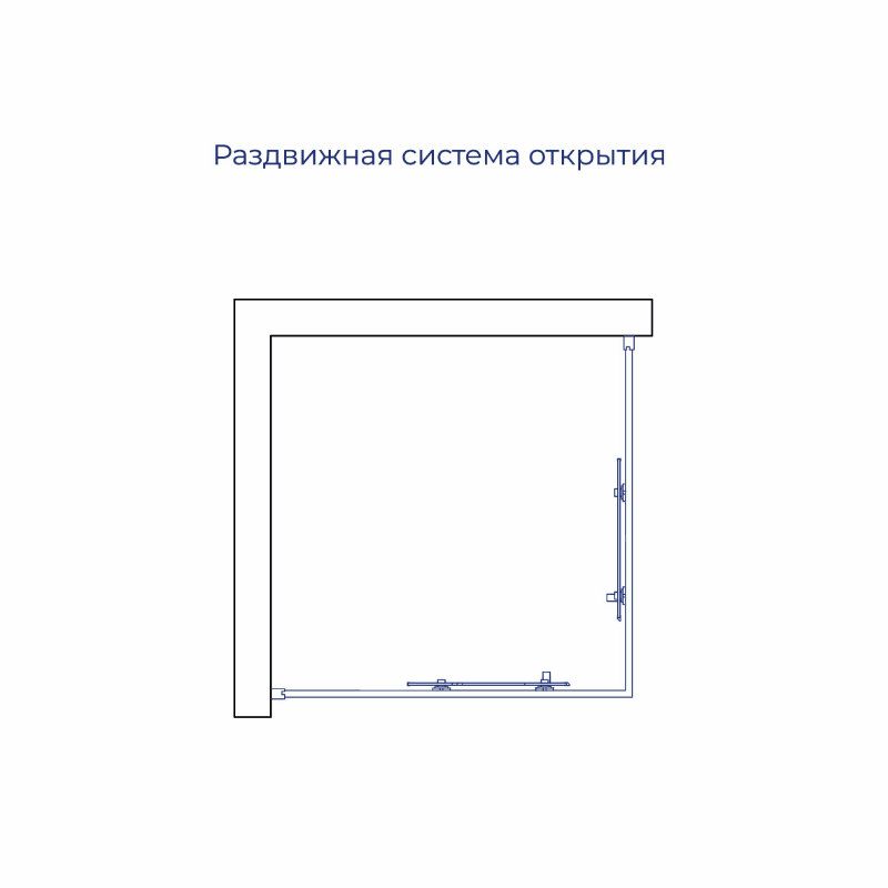 Душевой уголок RGW PA-39Gr 1000x1000
