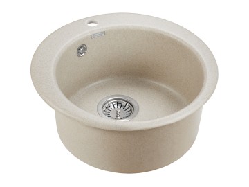 Мойка GELEGEN 50, IT-GRANIT, PM404800-BE, бежевый, D475 мм, Paulmark
