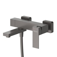 Смеситель для ванны и душа в комплекте с ручным душем, шлангом и держателем CEZARES SLIDER-VD-GM