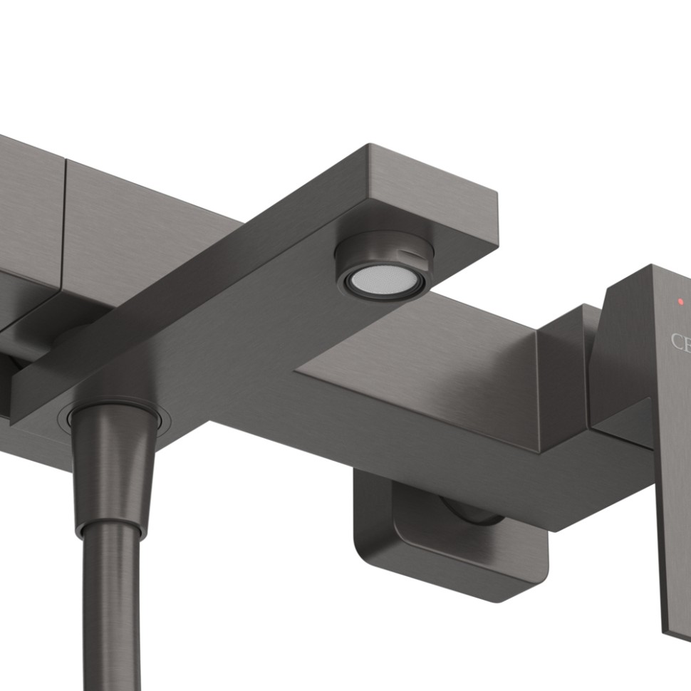 Смеситель для ванны и душа в комплекте с ручным душем, шлангом и держателем CEZARES SLIDER-VD-GM