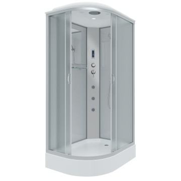 Душевая кабина Niagara Classic NG-3312-14RF (120х80х215) низкий поддон(13см),стекло матовое,3 места