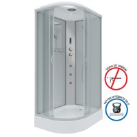 Душевая кабина Niagara Classic NG-3312-14RF (120х80х215) низкий поддон(13см),стекло матовое,3 места
