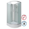 Душевая кабина Niagara Classic NG-33084-14LBK (100х80х200) средний поддон(26см),стекло матовое,4 места