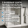 Душевой поддон ABBER AD3C108 100х80 прямоугольный, акриловый, белый