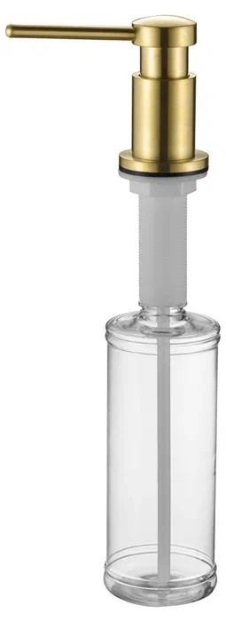 Дозатор для жидкого мыла BREVIT, D005-G, золото, Paulmark