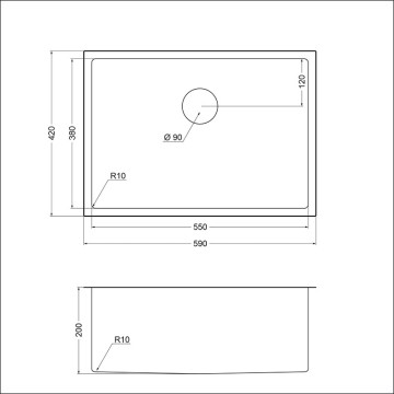 Мойка EMAR EMB-132 EMB-132 PVD Nano Golden