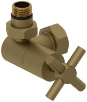 Вентиль 3D левый крест (G 1/2" НР х G 3/4" НГ)