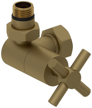 Вентиль 3D левый крест (G 1/2" НР х G 3/4" НГ)