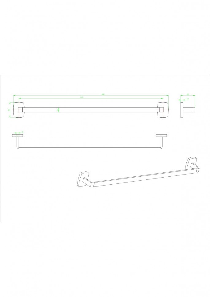Полотенцедержатель 12608