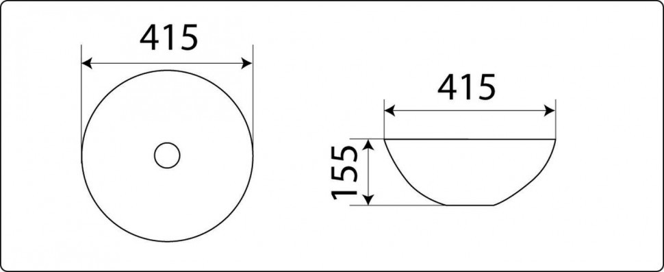Умывальник CeramaLux 104MW