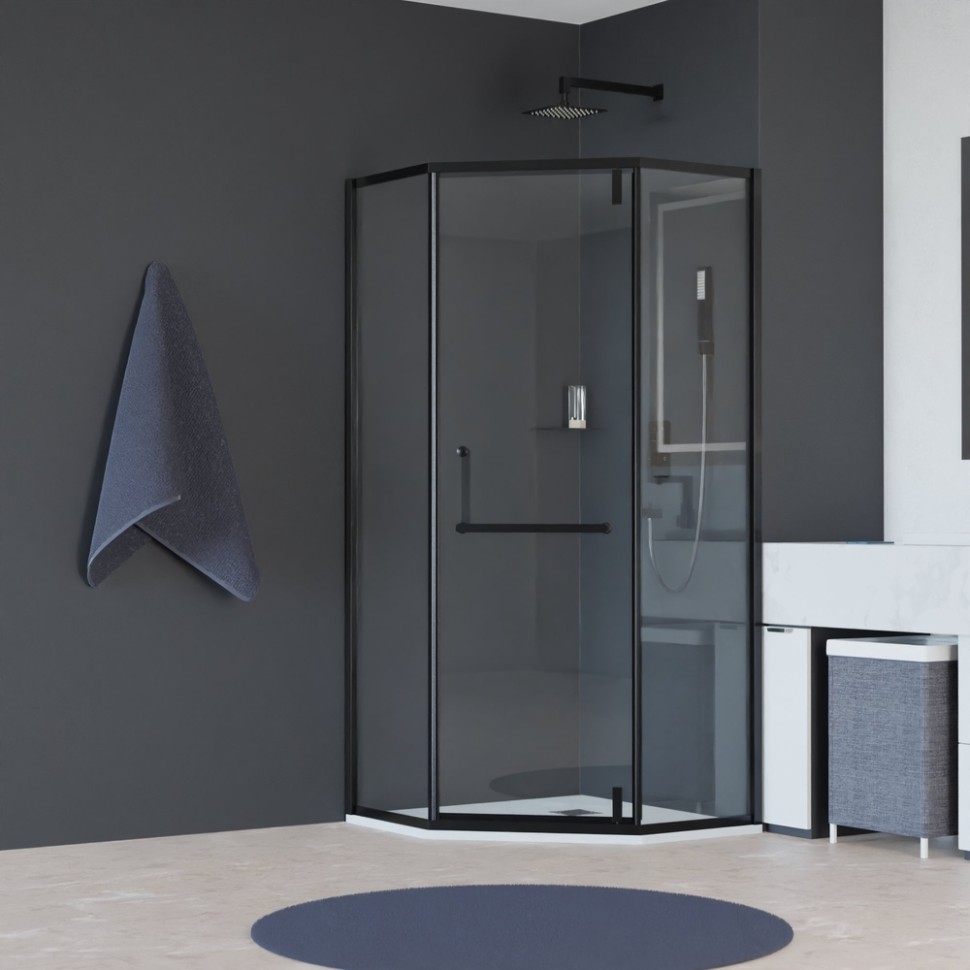 Душевой уголок RGW HO-084B (Прозрачное, 900x900)