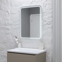 AQM9107 600x800 Зеркало с подсветкой, универсальный монтаж