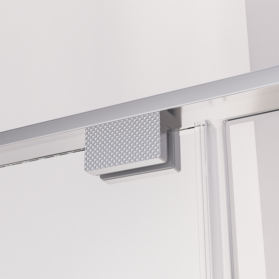 Душевая дверь раздвижная Premium Prato 300 CH-L, 1400х2000, хром, стекло прозрачное