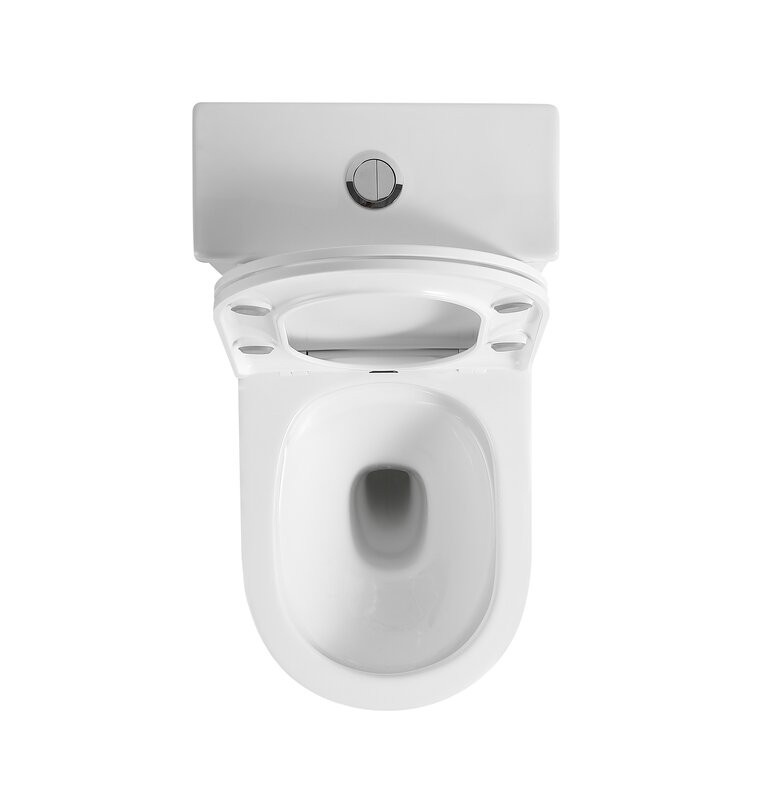 Унитаз напольный Grossman Classic GR-4484SQ (700х385х745) безободковый,белый,моноблок с тонкой крышкой,микролифт,смыв торнадо,1 место
