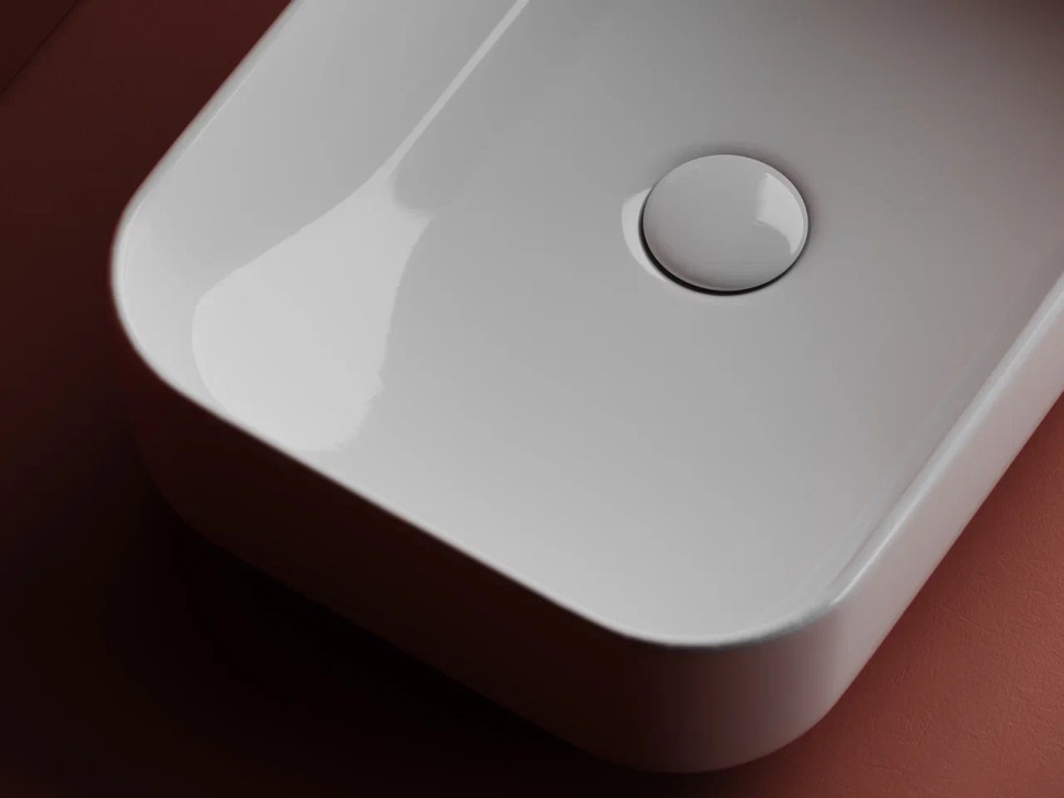 Умывальник чаша накладная прямоугольная Element 510x340x140мм