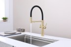 Смеситель для кухни NEXUS, светлое золото, Ne213999-LG, Paulmark-Starke