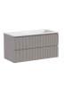 Тумба подвесная SANCOS Snob T правая 995х445х500, c двумя ящиками оснащенными доводчиками, Doha Soft, арт.SNT100RSM