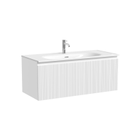 Тумба подвесная SANCOS Code 990х453х400, c одним ящиком оснащенным доводчиками, цвет серая платина , арт. CD100GP