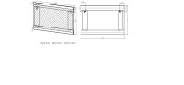 Зеркало STYLE LINE "Даллас 130", Люкс белое