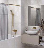 Карниз для ванной прямой / L 1500