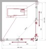 Душевой уголок BelBagno UNO-195-AH-2-120/100-C-Cr
