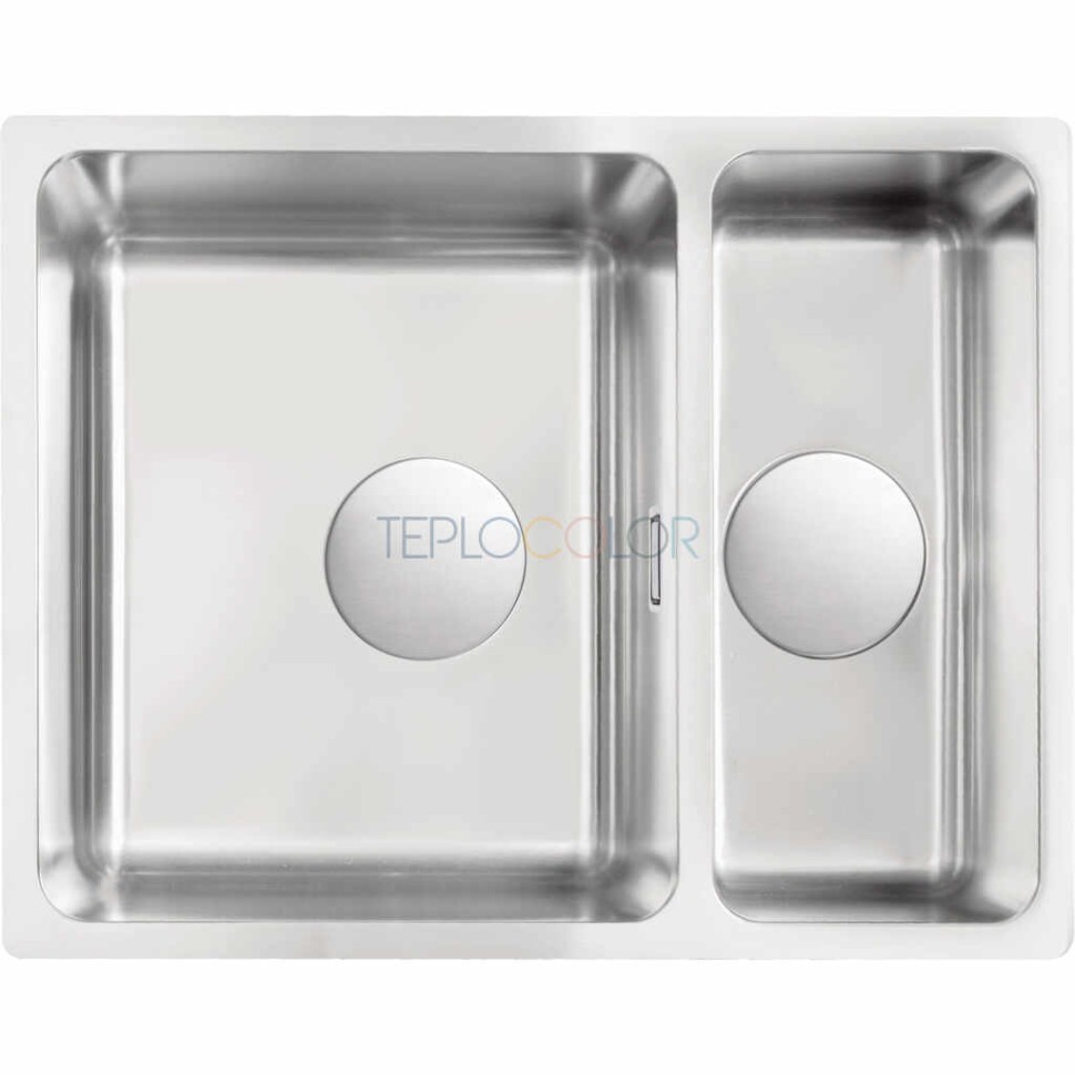 Стальная мойка, 1.5-чаши, подвесной