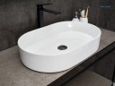 Раковина Gid D1479 51203 накладная белая 61x38.5x12