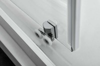 Душевая дверь Alpha VDS-3AL130MT, 1300, хром, стекло текстурное