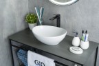 Раковина Gid N9138 51178 накладная белая 41x34x15