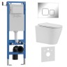 Комплект 3в1 IBERICA BLANCA инсталляция SILENCIO MINI, унитаз BURGOS ALTO белый, кнопка смыва ESTI-Q хром глянцевый (IB.001M.BRA.234.833)