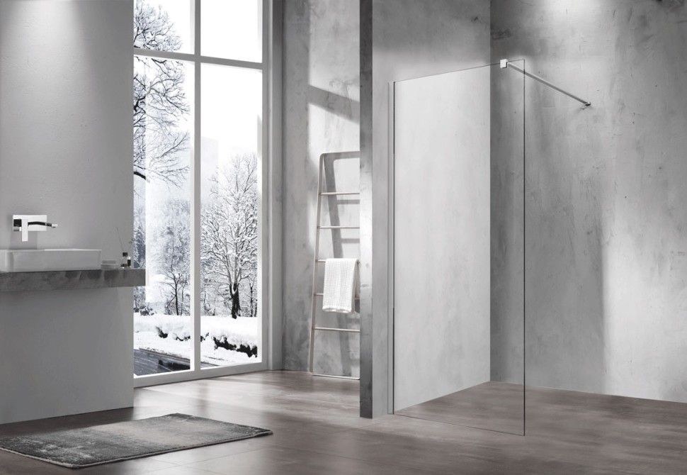 Душевая перегородка Walk-In VSW-1H900CL, 900*2000, хром, стекло прозрачное