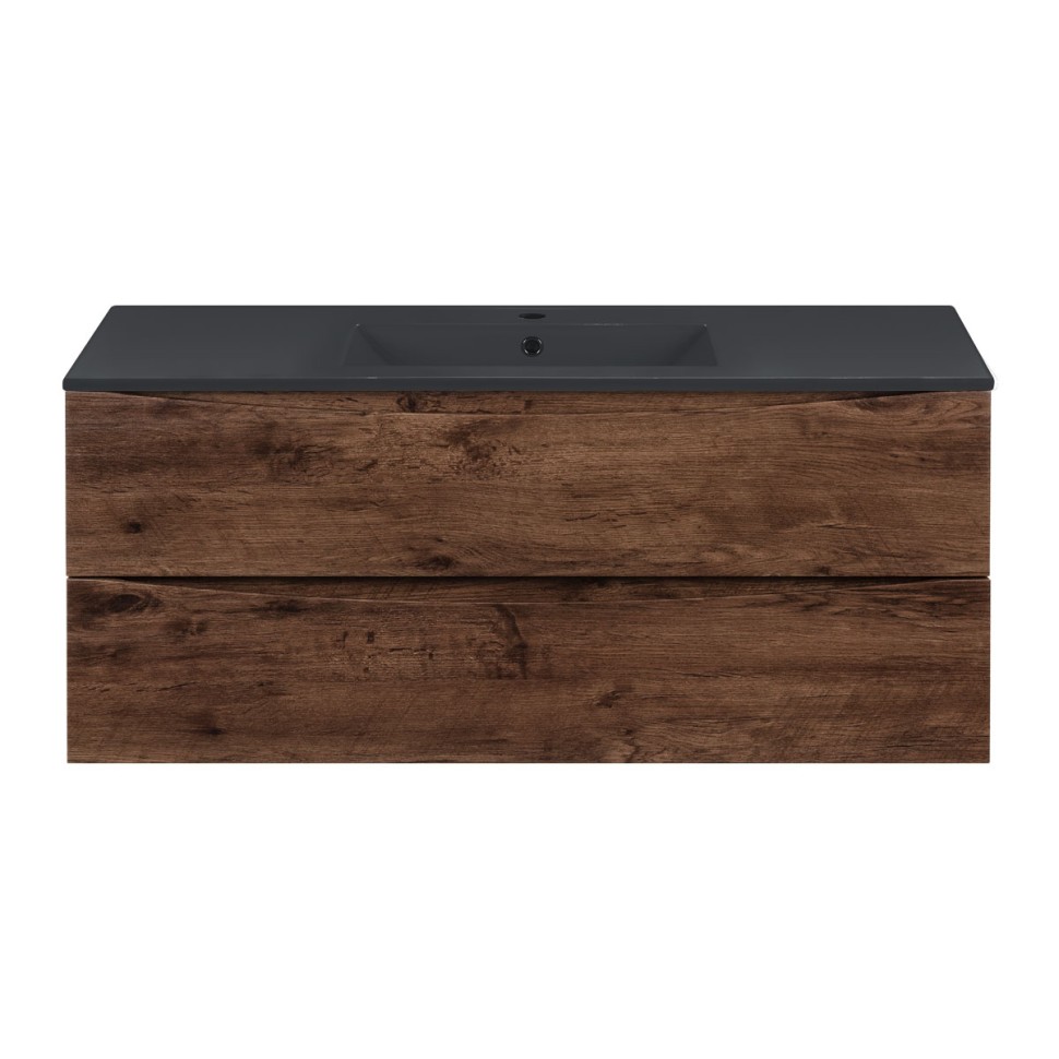 База под керамическую раковину Mia 1200 подвесная, 2 выкатных ящика soft close, R.Wood