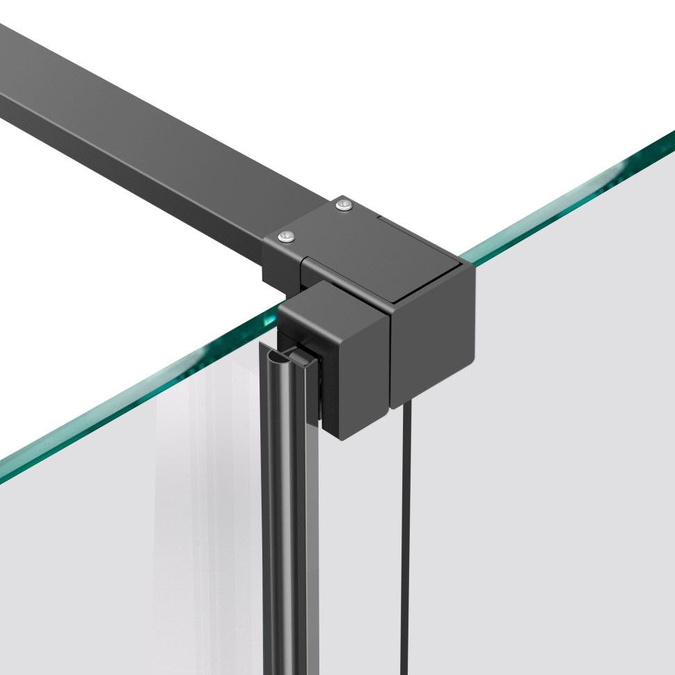 Душевая перегородка Walk-In VSW-1WSL120CGGM, 1200*2000, вороненая сталь, стекло тонированное