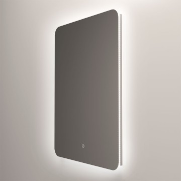 Зеркало LED VLM-3BE600 600х800 c сенсорным выключателем и диммером