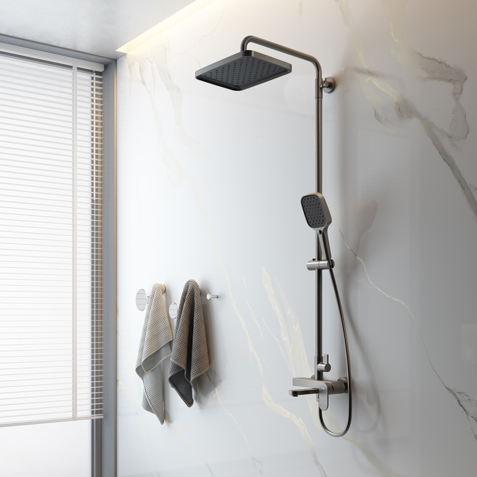 Душевая система Raglo для ванны и душа R50.24.09 Графит