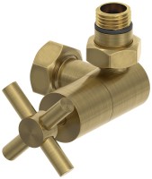 Вентиль 3D правый крест (G 1/2" НР х G 3/4" НГ)