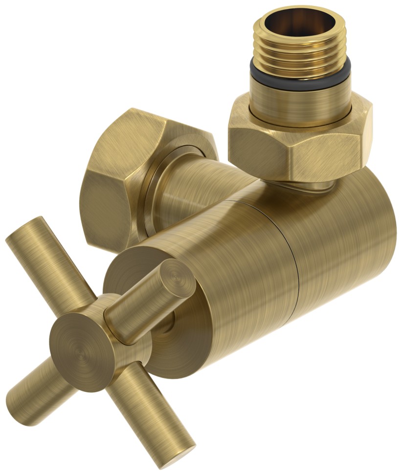 Вентиль 3D правый крест (G 1/2" НР х G 3/4" НГ)