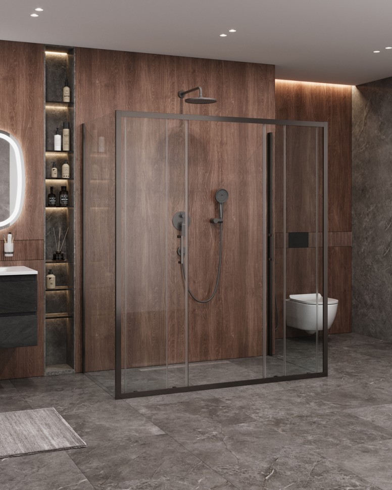 Душевой уголок CEZARES MOLVENO-AH-2/2-170/90-C-GM-IV