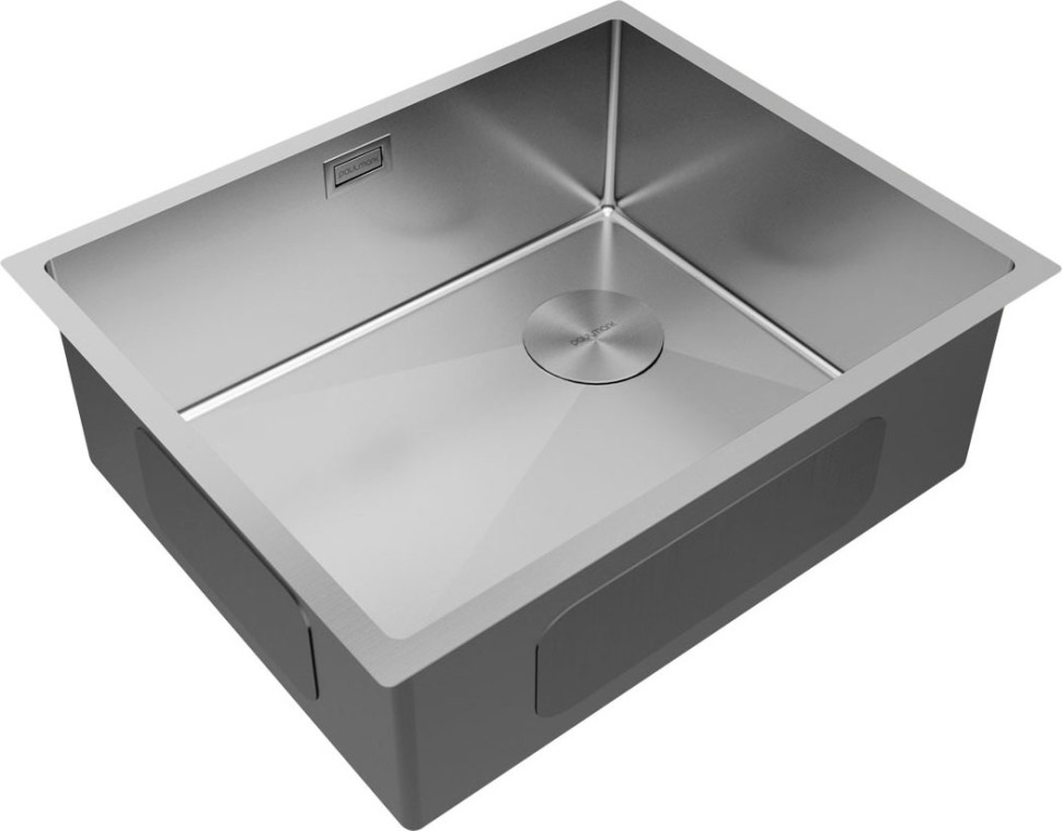 Мойка нерж. сталь NEXT-SKEW 54 UNI, PM885444-BS, брашированная нерж.сталь, 540х440мм, Paulmark 1,2мм