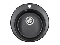 Мойка GELEGEN 50, IT-GRANIT, PM404800-BL, черный, D475 мм, Paulmark