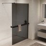 Душевая перегородка Walk-In VSW-1HR100CGB, 1000*2000, черный, стекло тонированное
