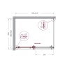 Душевой уголок BelBagno MARINO-AH-1-120/90-C-Cr