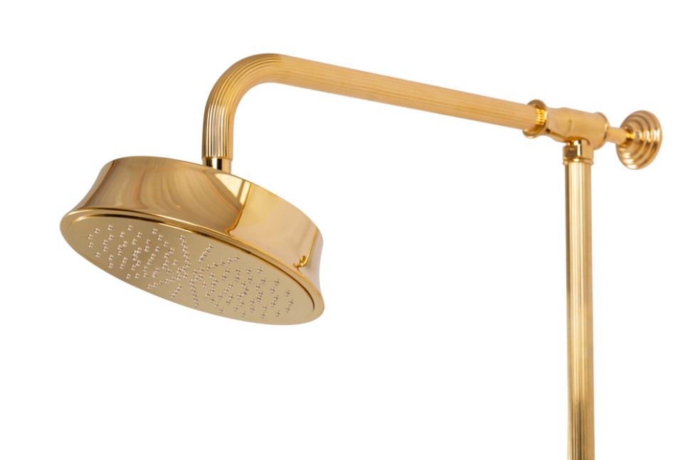 Душевая стойка со смесителем для верхнего и ручного душа CEZARES OLIMP-CD-03/24-L