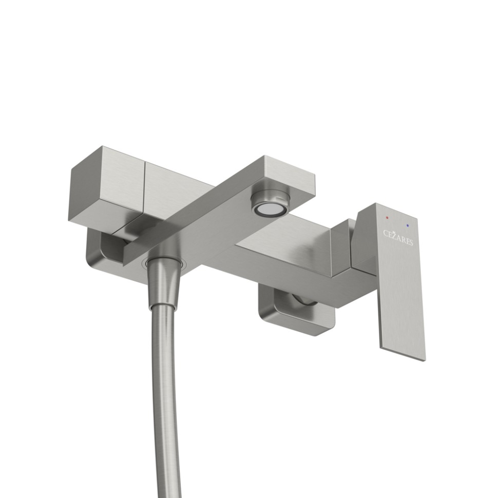 Смеситель для ванны и душа в комплекте с ручным душем, шлангом и держателем CEZARES SLIDER-VD-IN