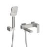 Смеситель для ванны и душа в комплекте с ручным душем, шлангом и держателем CEZARES SLIDER-VD-IN